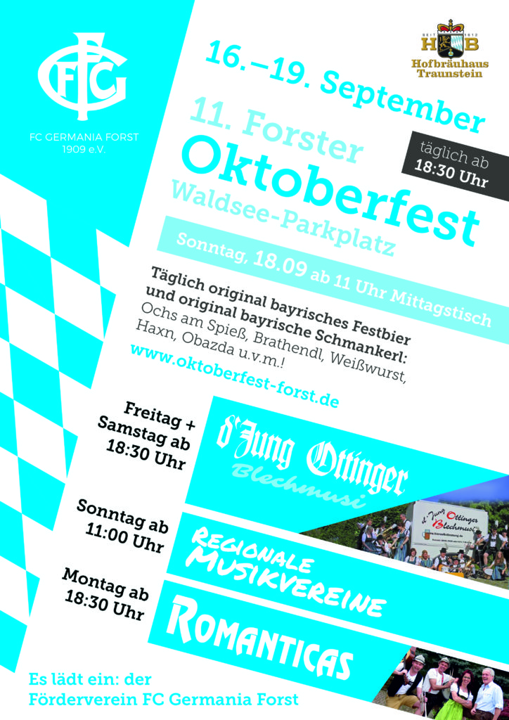 Oktoberfest FC Forst 2016